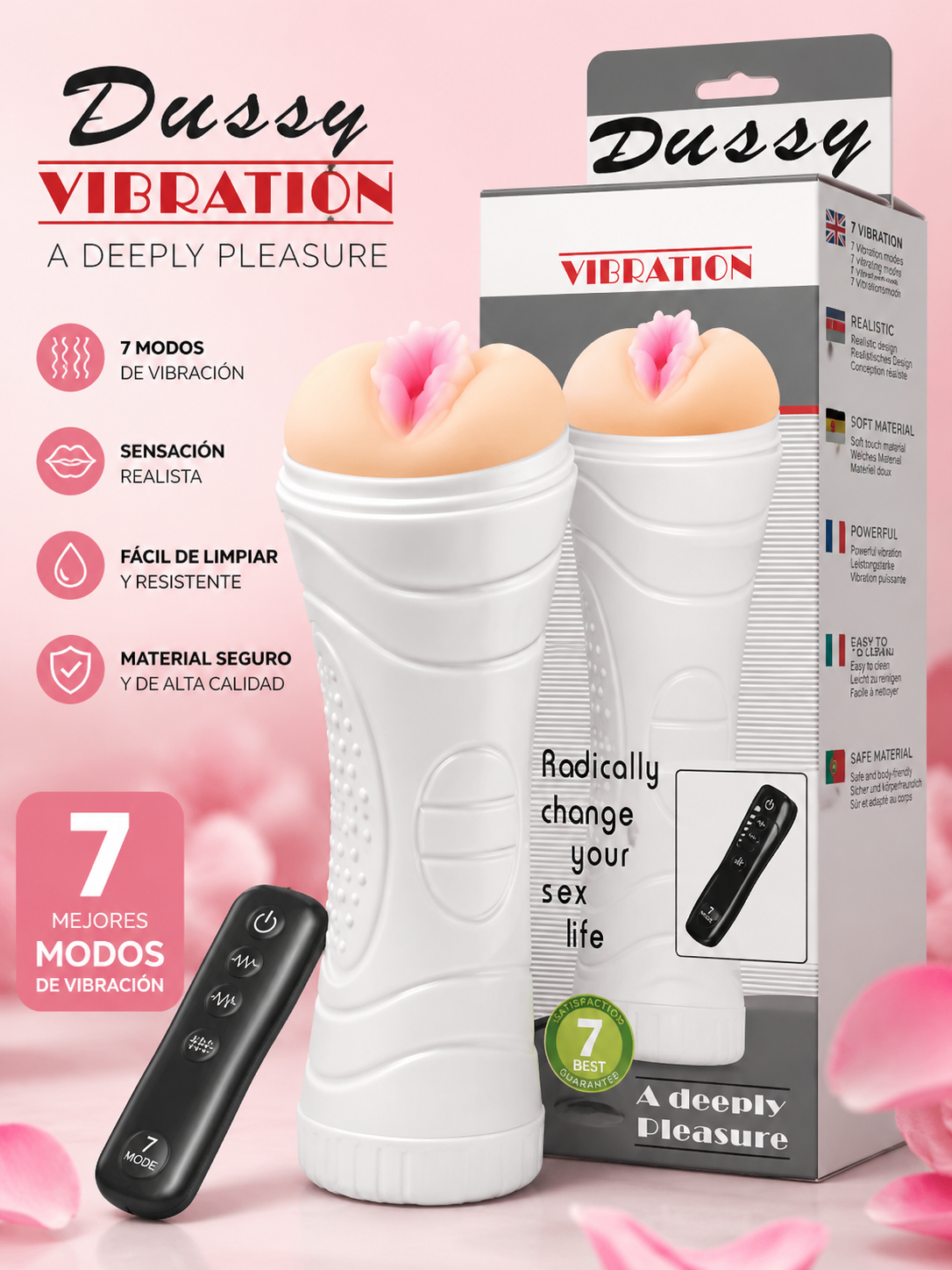 MASTURBADOR ARTIFICIAL VAGINA SILICONA